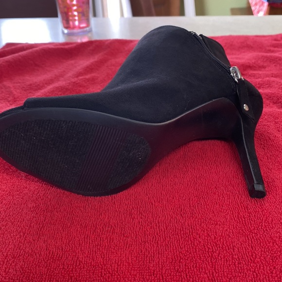 Charming Charlie black peep toe booties - Picture 9 of 10